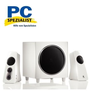 PC Lautsprecher Logitech Z 523 2.1 Speaker weiss Neu