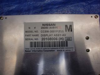 Bildschirm Navi für Nissan Primera 3 III P12 28090AV611 (527)