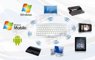 Bluetooth Wireless Tastatur für Apple iPad i Pad 2 Taplet PC Keyboard