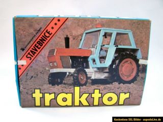 204) Traktor ZETOR KDN MSB Baukasten mit Verpackung DDR Spielzeug