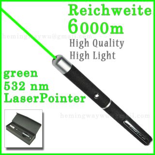 Laserpointer Grün 6000m 532nm High power laser pointer