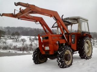 Allrad 4 WD Schlepper Traktor Zugmaschine 540 DT Spezial + Frontlader