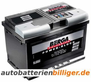 Berga Power Block PB N7 63Ah Autobatterie (einbaufertig)