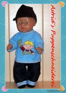 Puppen Kleidung Baby Puppen 43 cm BOY HOSE HEMD NR. 409 NEU ~ born by
