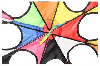 Drachen Kite Stern, 1,1m nylon line 30m