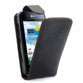 Flip Leather Pouch Case Cover for LG Optimus Black P970 NEW
