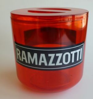 Ramazzotti Glas Gläser Eisbox Ice Bucket Neu 4 L