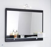 Badspiegel Inkl.Licht & Ablage 90x68x22 Wandspiegel Badezimmer Spiegel