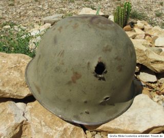 alter Stahlhelm Helm US Helm 2.WK 2. Weltkrieg 1. Modell