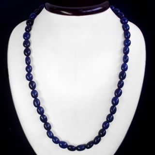 567 ct  ECHTER SAPHIR COLLIER 44 cm TIEFBLAU  28370 €