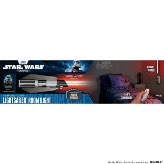 Star Wars Clone Lichtschwert Sound Lampe Wandlampe mit Fernbedienung