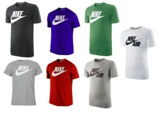 Nike Männer Herren T Shirt Futura Logo Tee Slim Fit geschnitten