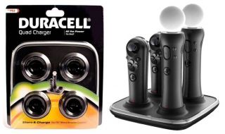 Duracell Quad Dock Charger Ladestation für PS3 Move Controller