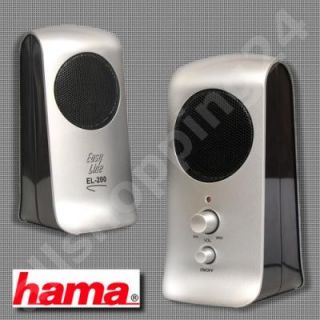 Hama Easy Line 2.0 Lautsprecher Boxen für PC Notebook