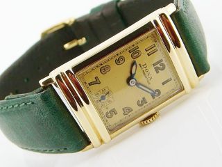 Doxa Anti Magnetique Armbanduhr Handaufzug in 585/  Gelbgold