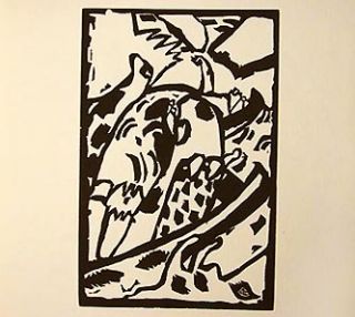 Kandinsky Holzschnitt Improvisation 7 Klaenge 1911 Werkverzeichnis