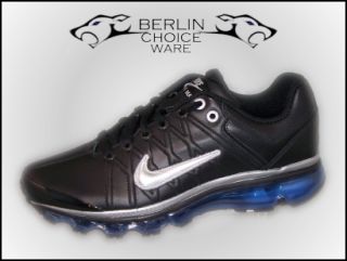 Nike Schuhe Air Max 2009 Leather Black Gr. 40,5 Laufschuhe Sneaker