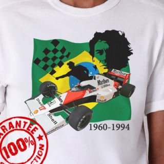 Ayrton Senna Formula 1 T Shirt F1 Racing #592