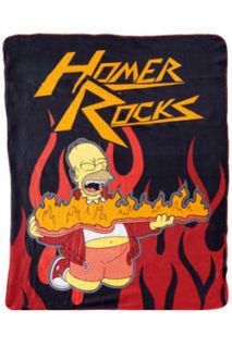 The Simpsons Fleecedecke Homer Rocks 130 x 170 cm Decke**