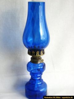 alte Petroleumlampe, Glas mit Zylinder