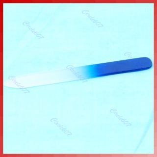 Cyrstal Glass Nail File Set Assorted Color Manicure