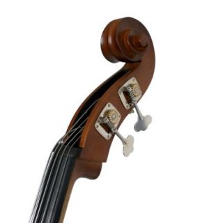 Double Bass, 3/4 size, half carved, with 5 strings matte new