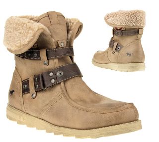Mustang Shoes Gr 42 Winter Boots Damen Sand Schuhe Stiefelette