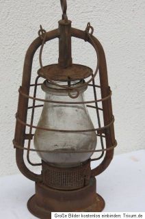 Lampe Öllampe Petroleumlampe Militär um 1940
