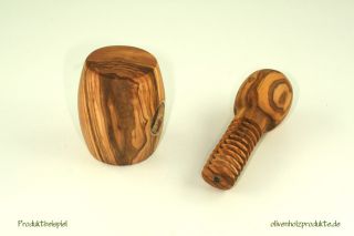 Nussknacker mit Schraube, aus Holz OLIVENHOLZ