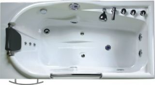 Whirlpool Badewanne 168x85 Luft+Wasser Heizung #34