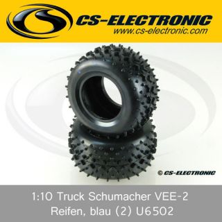 CS Electronic 110 Truck Schumacher VEE 4 Reifen, blau (2) U6503