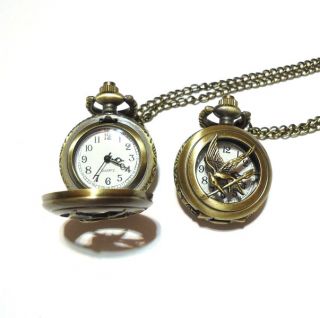 Schwalbe Vogel Uhr Uhrenkette Kettenuhr Quarzuhr Taschenuhr Bronze
