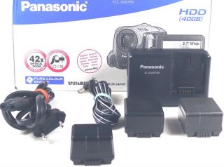 HDD/SD Camcorder PANASONIC SDR H40 40GB HD TOP Zustand