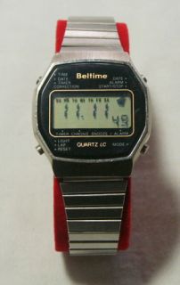 Beltime HAU Quartz LC Herrenuhr LCD digital mens watch