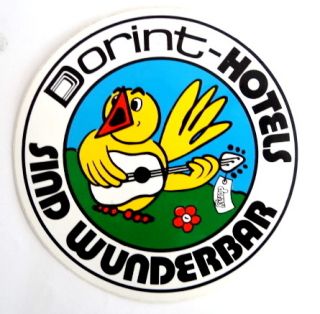 Aufkleber DORINT HOTELS Hotel Kofferaufkleber Dorny Vintage Sticker