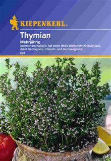 Thymian Saatgut Thymus vulgaris Kräuter Samen Kiepenkerl 631