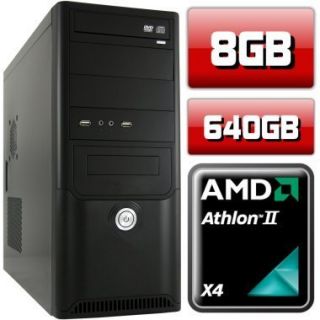 GAMER PC AMD LIANO 631 4x2,6 GHz 8GB GT630 4GB DX11 Computer System