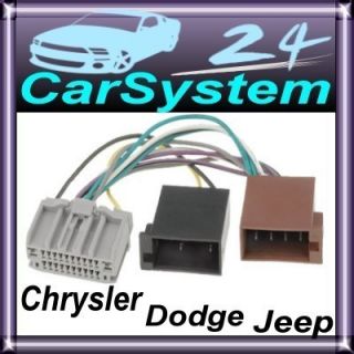 Chrysler / Dodge / Jeep Radioadapter ISO Kabel #8 /639
