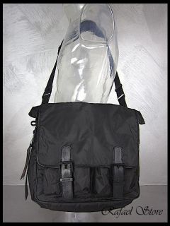 BELSTAFF Herren Schultertasche 756421 S Backpack Bag Pearl Black