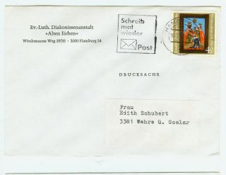 Berlin West Brief Briefmarken 1981 Weihnachten Mi 658