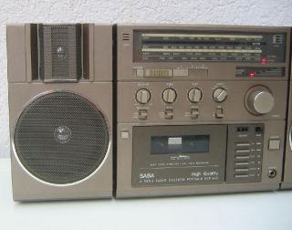 Saba RCP 640 Radio Kassettenrecorder   Boombox 80er Jahre