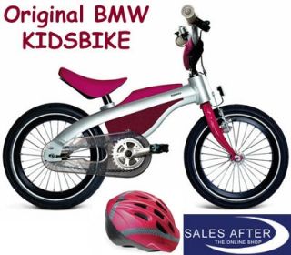 Original BMW KidsBike mit Helm Kids Bike ROT Fahrrad Laufrad