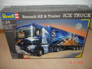 REVELL RENAULT AE & TRAILER, ICE TRUCK