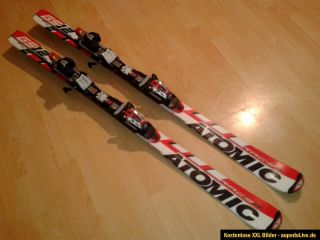 Atomic GS 12 Race Carving Ski mit Bindung 144cm rot weiss mit Bindung