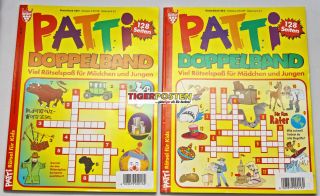 Patti Kinder Rätselheft mit je 128 Seiten Kreuzworträtsel mit