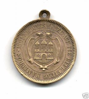 Medaille 75 Jahre Befreiung Hamburg 1813 1888 (675)