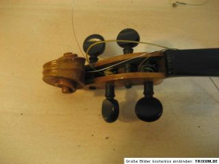 666) Alte Violine / Geige im Originalbehältnis mit Zubehör