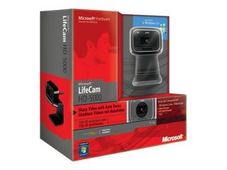 Webcam Microsoft LifeCam HD 5000 USB 2.0 max. 1280 x 720 integriertes