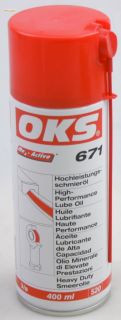 OKS 671 Hochleistungsschmieröl mit weißen Festschmierstoffen, 400 ml