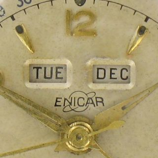 Perpetual Datora Vollkalender Mondphase Uhr Kaliber Felsa 693 aus 1952